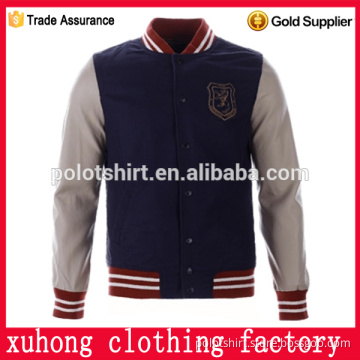 fashionable printed jersey college baseball boys casual jacket from china